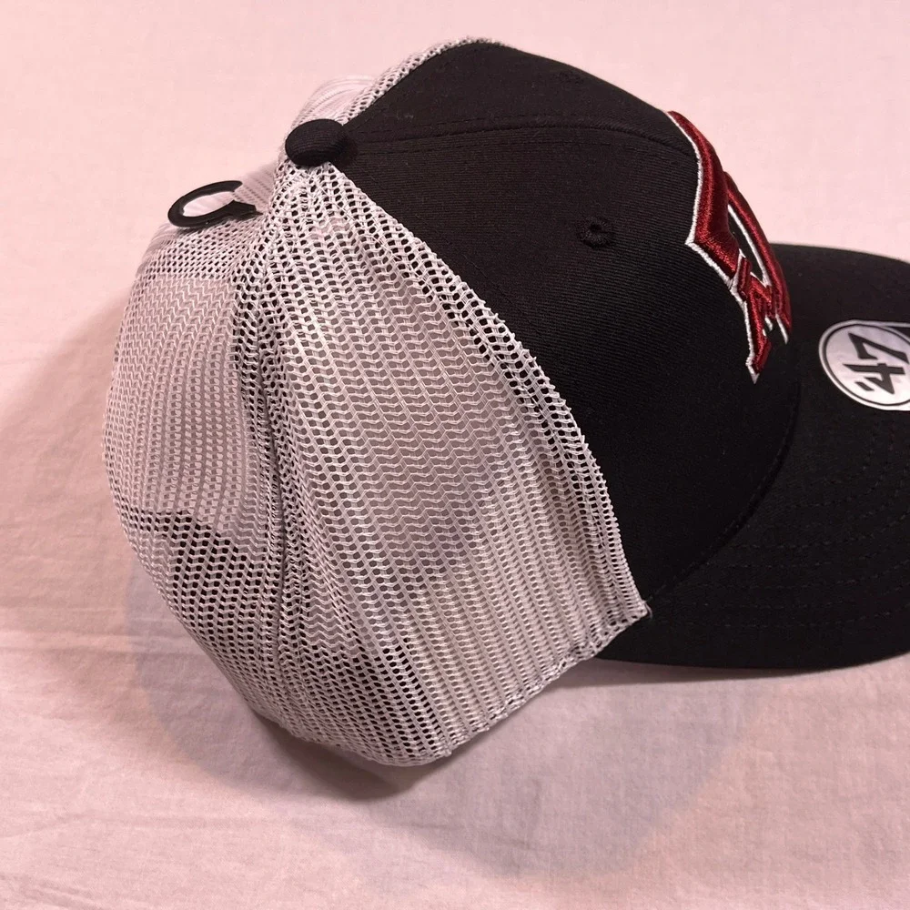 47 Brand Texas A&M Aggies Trucker Hat Black Mesh Adjustable OSFA